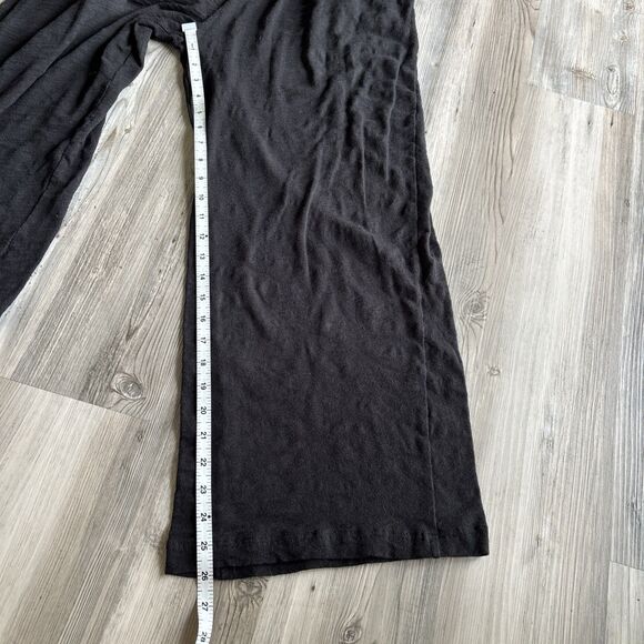 ATM Anthony Thomas Melillo Womens Black Wide Leg Jumpsuit Size Large - Picture 7 of 11